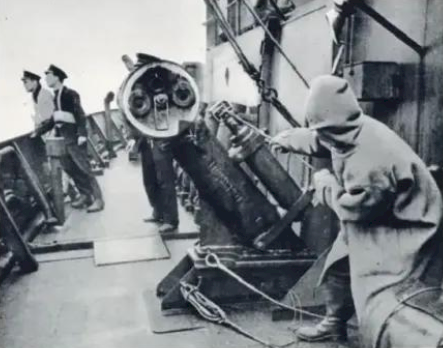 Launching a 420 Pound Depth Charge